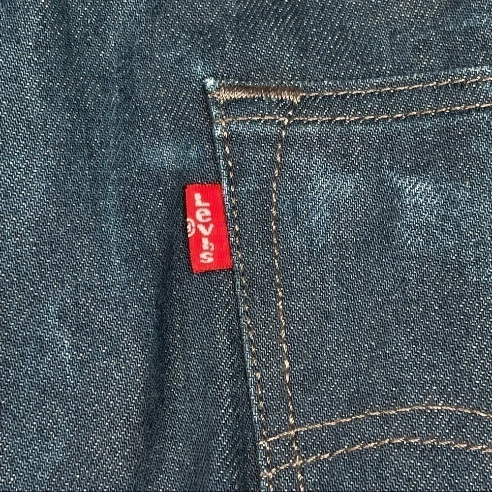 Levi’s Jeans Denim 501 Button Fly White Oak Cone Denim High Waist Straight Blue